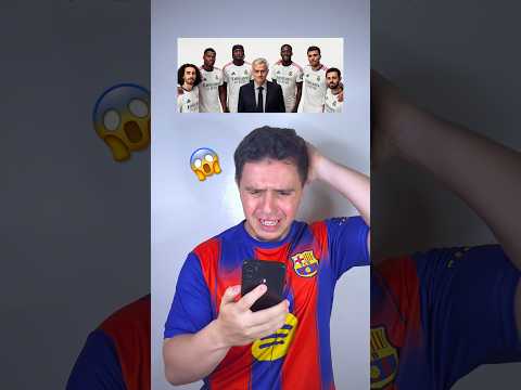 مدريدي يرعب برشلوني بهذه الصورة😂😂#ريال_مدريد #برشلونة #realmadrid #barcelona #funny