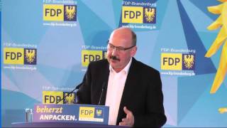 preview picture of video 'Friedhelm Boginski auf dem 24. ord. Parteitag der FDP Brandenburg am 22.02.14 - Kommunalwahlprogramm'