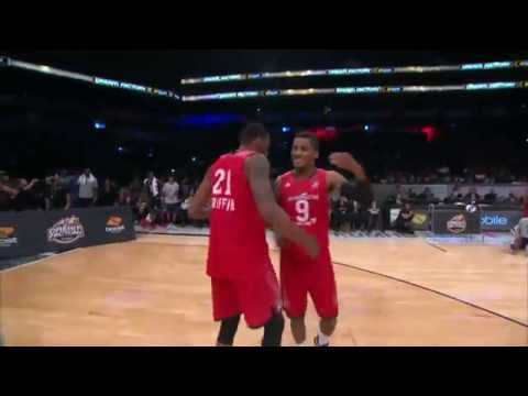 Eric Griffin Dunks From the Side of the Backboard!