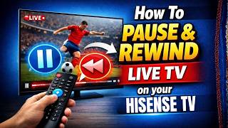 How To Pause and Rewind Live TV on your Hisense TV