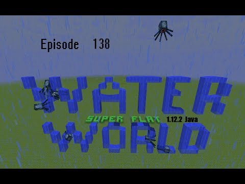 Let's Play Minecraft Super Flat Water World : Ep 138 : Cutting up the nether