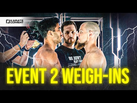 Karate Combat: Season 4 Event Two - Weigh-Ins