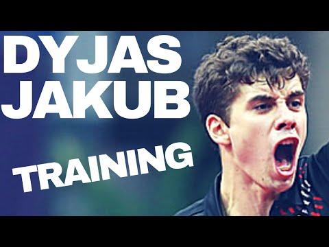 Training with Jakub DYJAS @ Belgium - Poland European League 2016 | Table Tennis