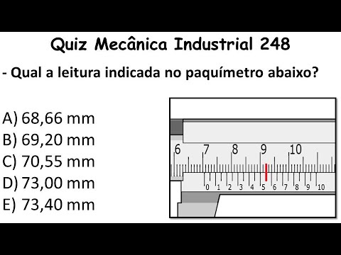Quiz Mecânica Industrial - Vídeo 248