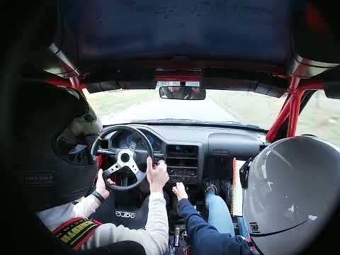 Kacper Maniak / Monika Kaziród - Peugeot 106 Rallye - SUPER SPRINT  Straszydle 2023 - onboard PS3
