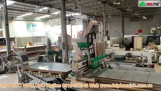 Giới thiệu nhanh về Máy Cnc Nesting In tem 4 Đầu Full Line Holztek