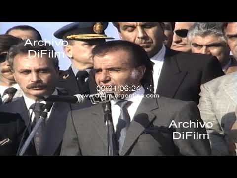 Carlos Menem discurso en homenaje al general San Martin 1991