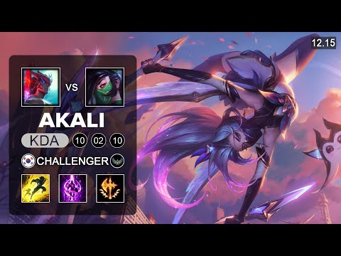 Showmaker Akali vs Yone Mid - KR Challenger - Patch 12.15 Season 12