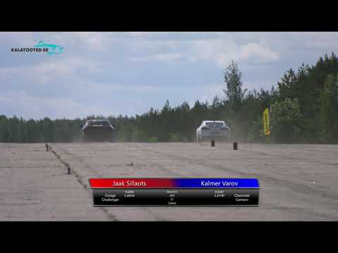 Jaak Sillaots - Dodge Challenger vs Kamler Varov - Chevrolet Camaro. Drag race @ RaceWars2019