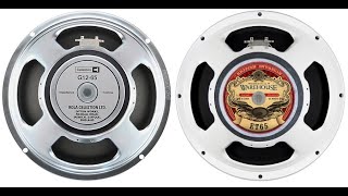 Video thumbnail for Celestion G12-65 vs WGS ET65 by KyleSG88