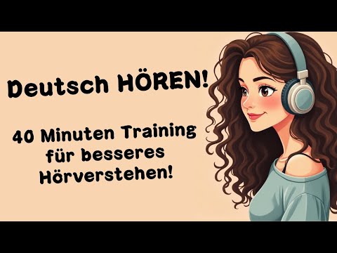 Deutsch Podcast | Deutsch Hören | Ep: 1 |  40 Minuten Training für besseres Hörverstehen!