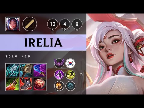Irelia Mid vs Ryze - KR Master Patch 25.19