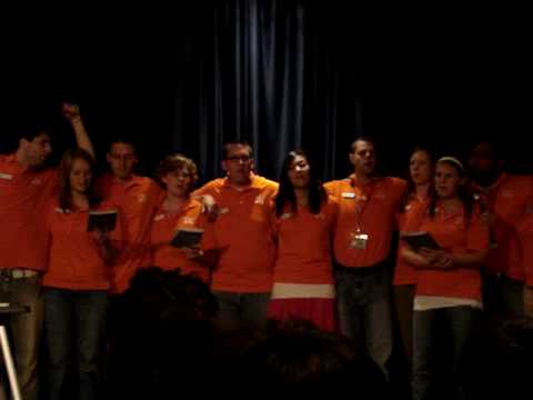 Counselors Singing at EFY 2007