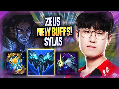 ZEUS SHOWS WHY SYLAS IS BROKEN WITH NEW BUFFS! - T1 Zeus Plays Sylas TOP vs Swain! | Season 2022
