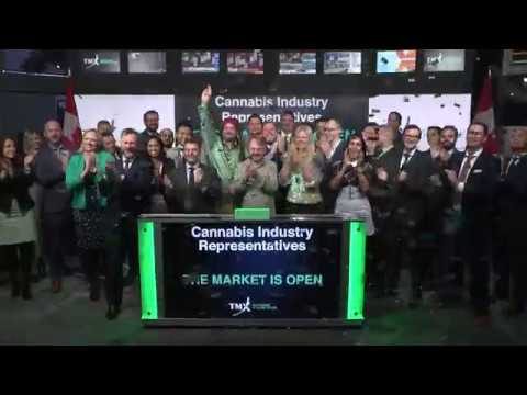 Cannabis Industry Representatives Open Toronto Stock Exchange, October 17, 2018