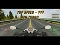 Top Speed Of FZH TURBO In TRAFFIC RIDER GAME