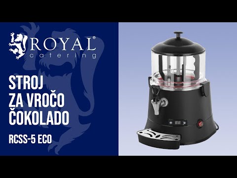videoposnetek - Stroj za vročo čokolado - 5 litrov - LED zaslon
