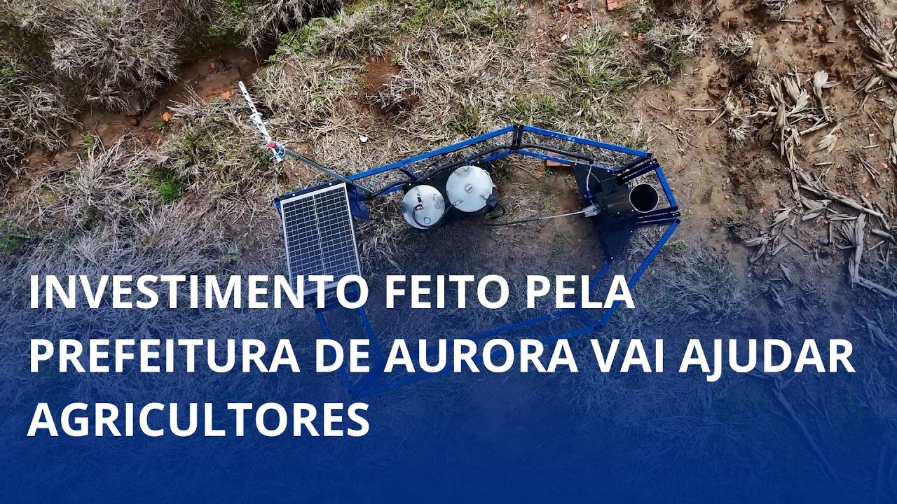 Sistema Anti-granizo. Investimento feito pela prefeitura de Aurora vai ajudar agricultores