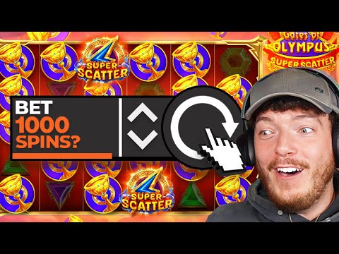 Ich habe 1000 Drehungen à 30 $ bei GATES OF OLYMPUS SUPER SCATTER gemacht!