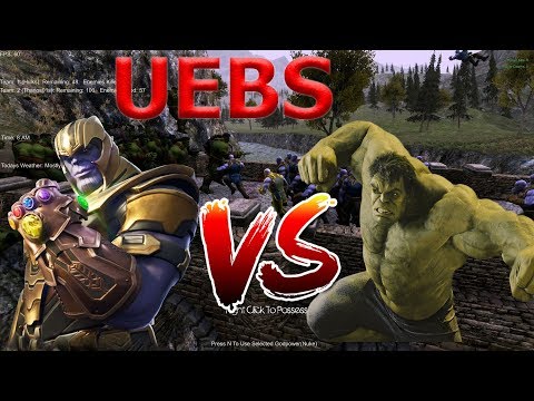 Ultimate Epic Battle Simulator : 10 Thanos vs 100 Hulk