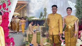 🌺Groom Arrives with Wedding Parade – Khmer Style Celebration🎺