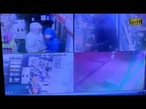 Walsall Armed Robbery Goes Wrong Shopkeeper Fights Back #streetnews CCTV