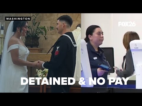An active Navy sailor's wife was detained, and the TSA is not getting paid