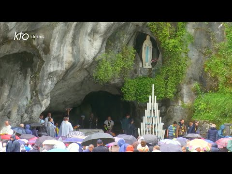 Chapelet du 9 juin 2023 à Lourdes