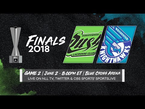 THE BOX: Saskatchewan Rush @ Rochester Knighthawks - NLL Finals Game Two