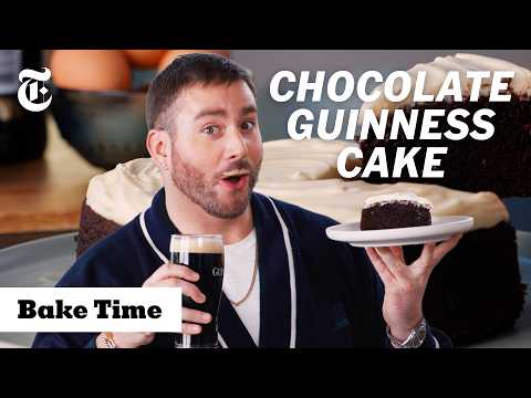 Vaughn Makes Nigella Lawson’s Famous Chocolate Guinness Cake | Bake Time | NYT Cooking