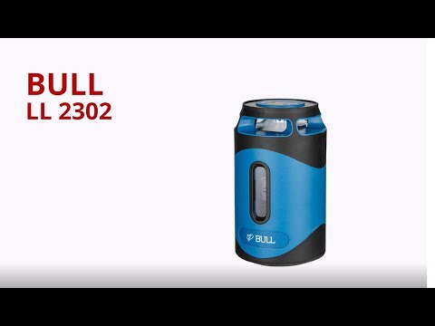 фото нивелир лазерный уровень bull (бул) ll 2302 со штативом 360х130гр, до 30 м, +/- 0.3 мм/м, зеленый. р 0