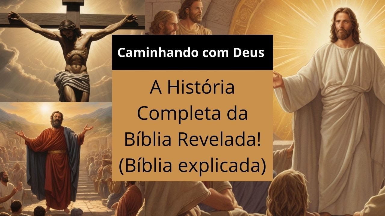 Caminhando com Deus: A História Completa da Bíblia Revelada! (Bíblia explicada)