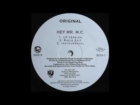 Original -  Hey Mr. MC (LP Original)