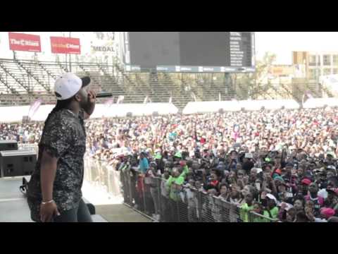 Cassper Nyovest performs Turn Up Gang
