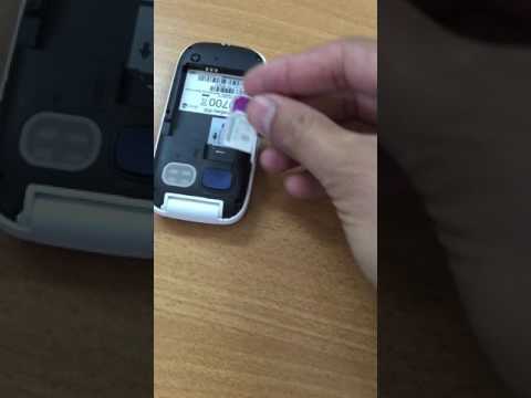 Doro 632 inserting SIM card