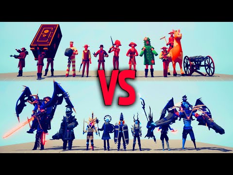 MEGA WILD WEST TEAM vs MEGA EVIL TEAM | TABS - Totally Accurate Battle Simulator