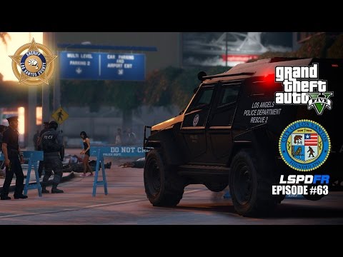GTA 5 PC Mods: LSPDFR Episode #63 - Riot in LSI Airport