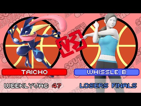 WeeklyVac 47 - SSBU - Taicho (Greninja) vs Whissle B (Wii Fit Trainer)