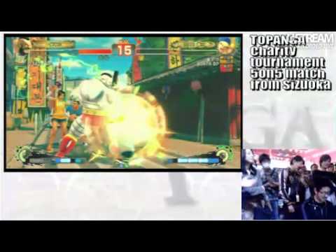 SSF4 AE: Kindevu (Yun) vs Akahoshi (Zangief) - Epic match (TOPANGA Cup)