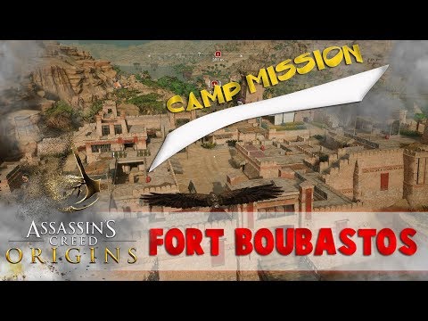 The Assassins Creed Origins Playthrough Camp Mission "Fort Boubastos" | Taking Down A Camp in HD