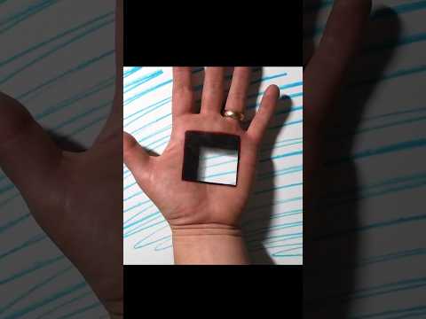 How to Draw a Square Hole Optical Illusion #3ddrawing #trickart #opticalillusion #3dart