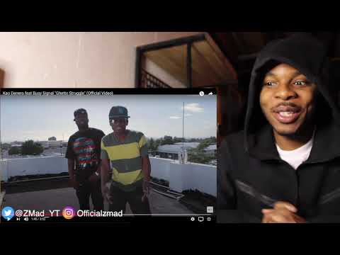Kao Denero feat Busy Signal "Ghetto Struggle" Official Video *REACTION*