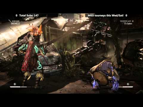 MKX After Hours Ep. 20 - Day 1 Raiden vs Skeme (Kotal Kahn) [720p/60fps]