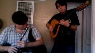 Ben Jaber and Zac Leger - pipes and bouzouki reels in San Diego