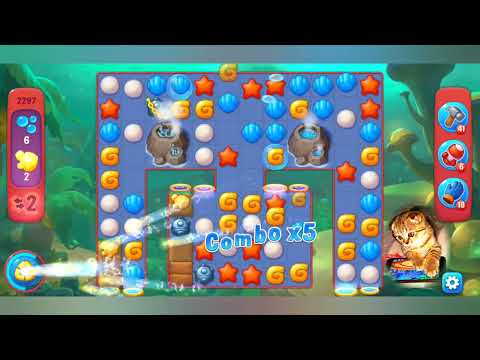 Fishdom 2022, no Boosters,  2297  level  -  прохождение без бустеров,  2297  уровень.