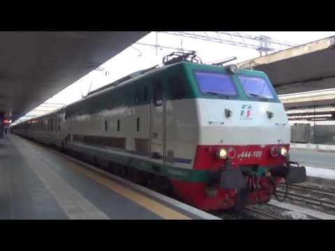 E444.109 in partenza con l' IC 561 Roma Termini - Reggio Calabria Centrale