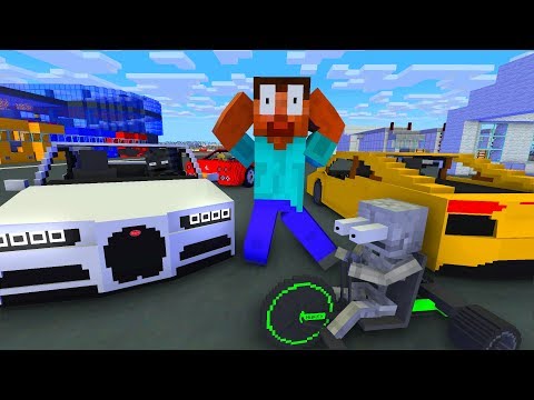 Sammy - Monster School : RACING CAR Challenge - Minecraft Animation