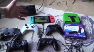 Can you use Xbox, PS4, PS2, Steam Controllers on the Nintendo Switch?