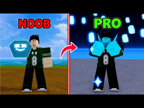 Noob to Pro with DIAMOND FRUIT in Blox Fruits! Level 1 to Max Level