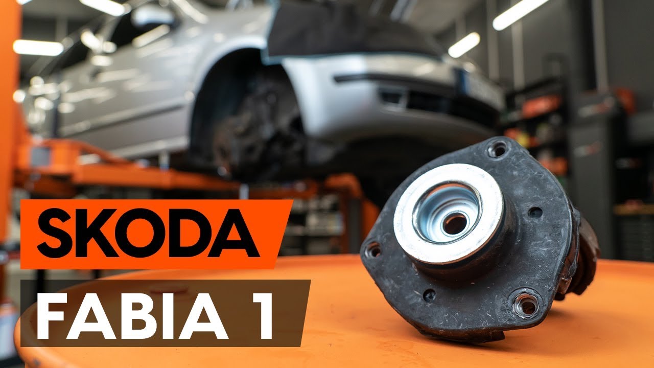 Comment changer : coupelle d'amortisseur avant sur Skoda Fabia 6Y5 - Guide de remplacement